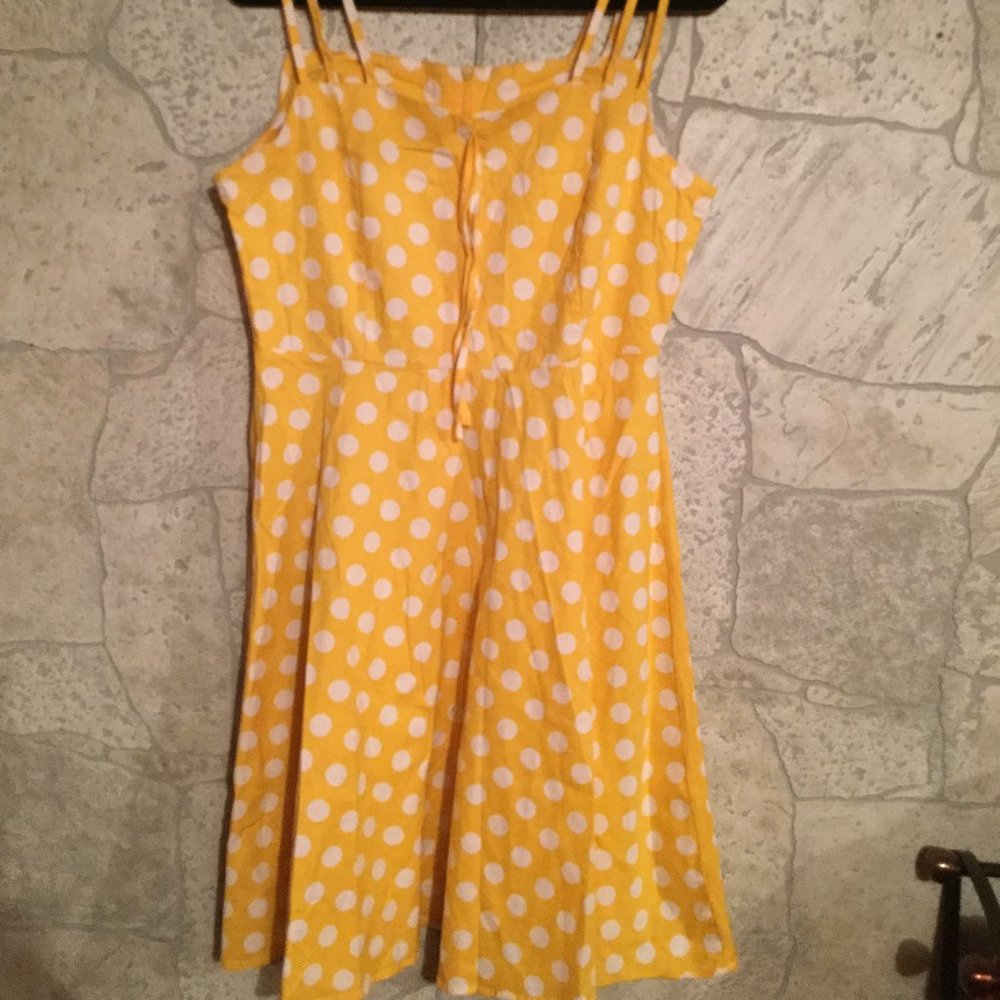 Fit & Flare Dress hand made  fits size large